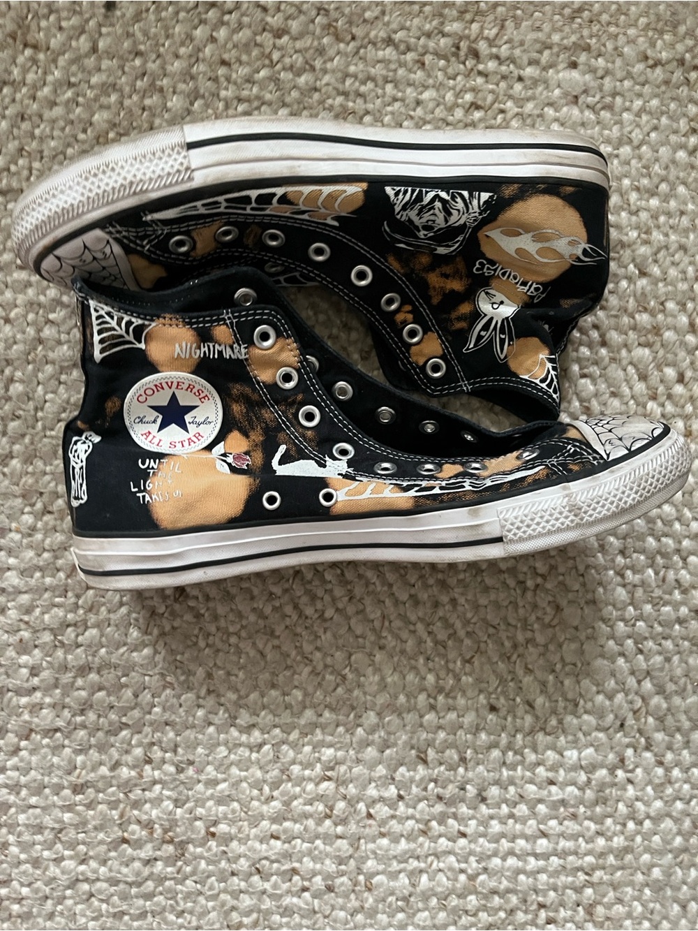 Converse Sean Pablo Black Graphic Sneakers Skate Shoe 10 CTAS Pro Hi 172388C 9.5
